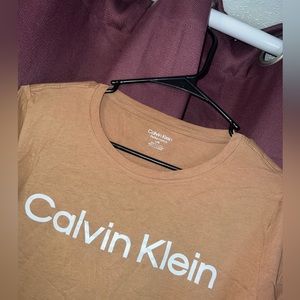 Calvin Klein Monogram Logo Crewneck T Shirt